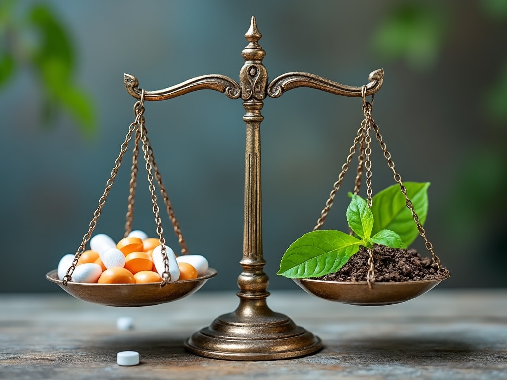 herbal vs antibiotic