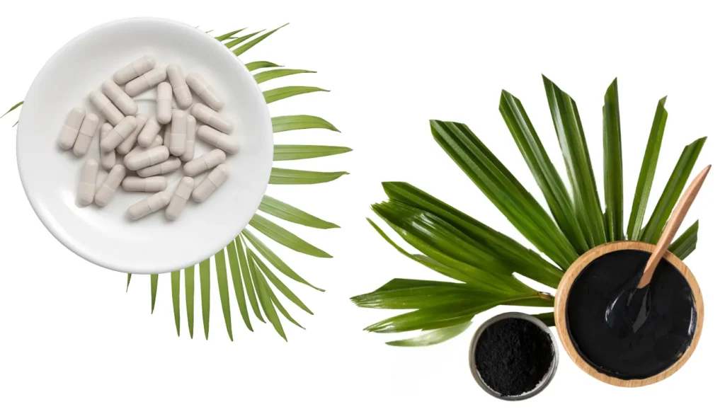 activated charcoal and glutathione