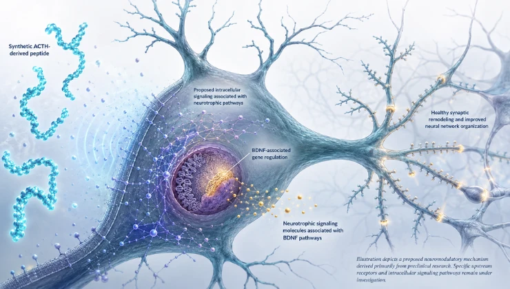 how a peptide signal like Semax upregulates BDNF in the brain
