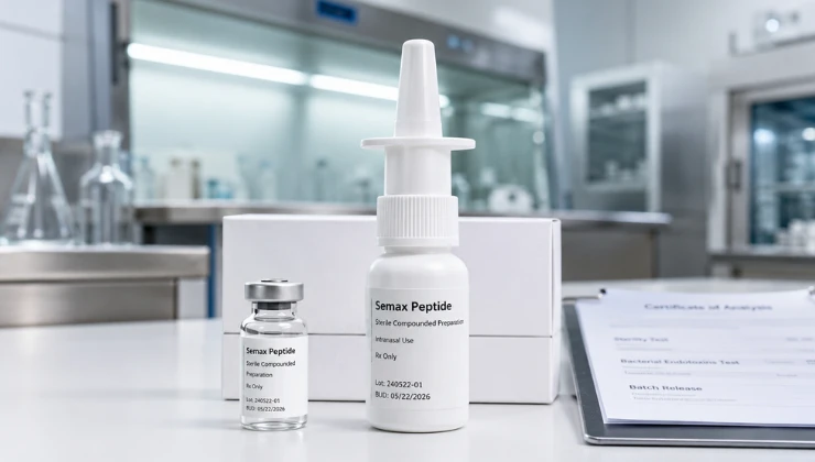 Semax peptide prepared in compounding pharmacy