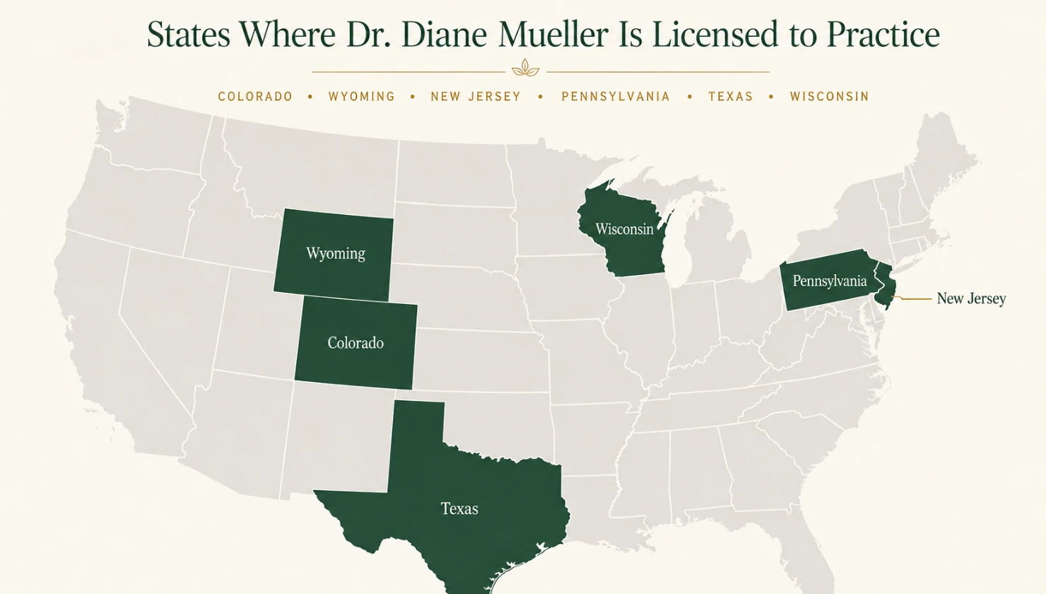 States where we practice