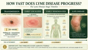 how fast does Lyme disease progress